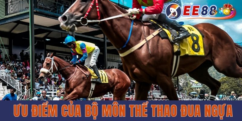 Ưu điểm của bộ môn thể thao đua ngựa